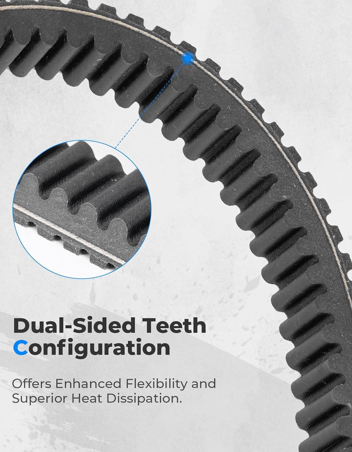 Photo of Upragded UTV Drive Belt for Polaris RZR XP 1000/General XP 1000 by Kemimoto - Premium for UTVs / Side by Sides