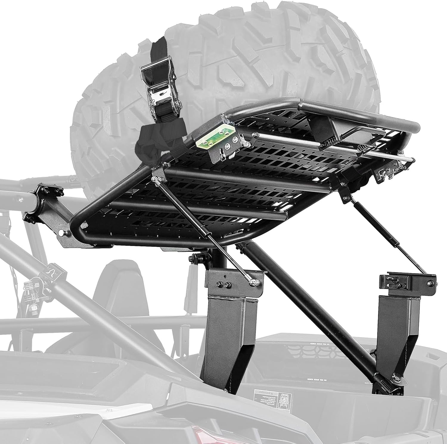 Photo of UTV Spare Tire Carrier for Polaris RZR XP 1000 / XP 4 1000 2024-2025 by Kemimoto - Premium for UTVs / Side by Sides