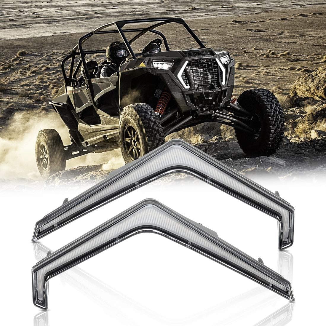 Photo of UTV Front Turn Fang Light Set Fit 2019+ Polaris RZR XP 1000/ Turbo S by Kemimoto - Premium for UTVs / Side by Sides