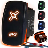 Waterproof Funny Rocker Switch - 12V ON/Off, LED Backlit with Custom Etched Design | R1 Industries