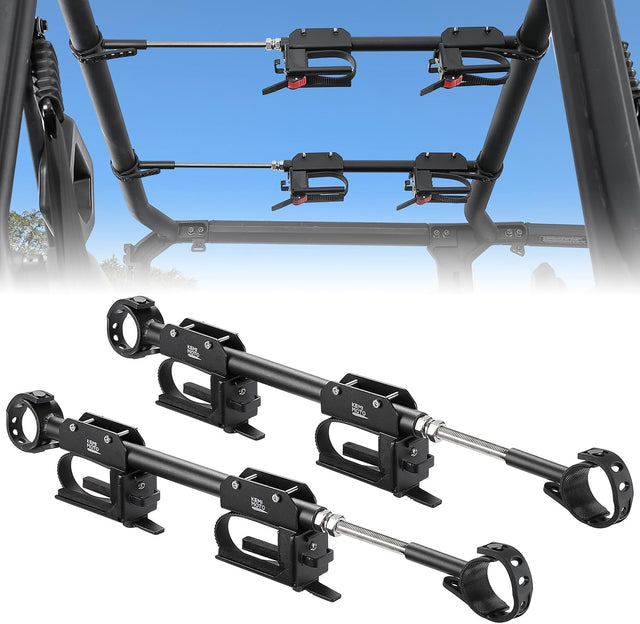 Photo of UTV Overhead Hunting Tool Holder Rack for Polaris Ranger by Kemimoto - Premium for UTVs / Side by Sides