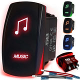 Waterproof Funny Rocker Switch - 12V ON/Off, LED Backlit with Custom Etched Design | R1 Industries