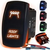 Waterproof Funny Rocker Switch - 12V ON/Off, LED Backlit with Custom Etched Design | R1 Industries