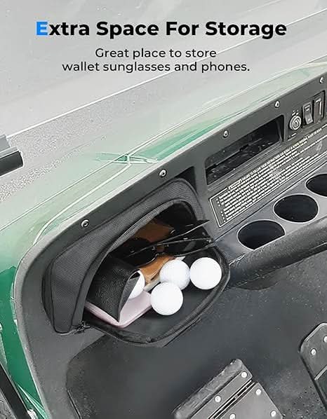 Photo of Golf Cart Dash Storage Bag for EZ-GO TXT 1993-2013 Dashboard by Kemimoto - Premium for UTVs / Side by Sides