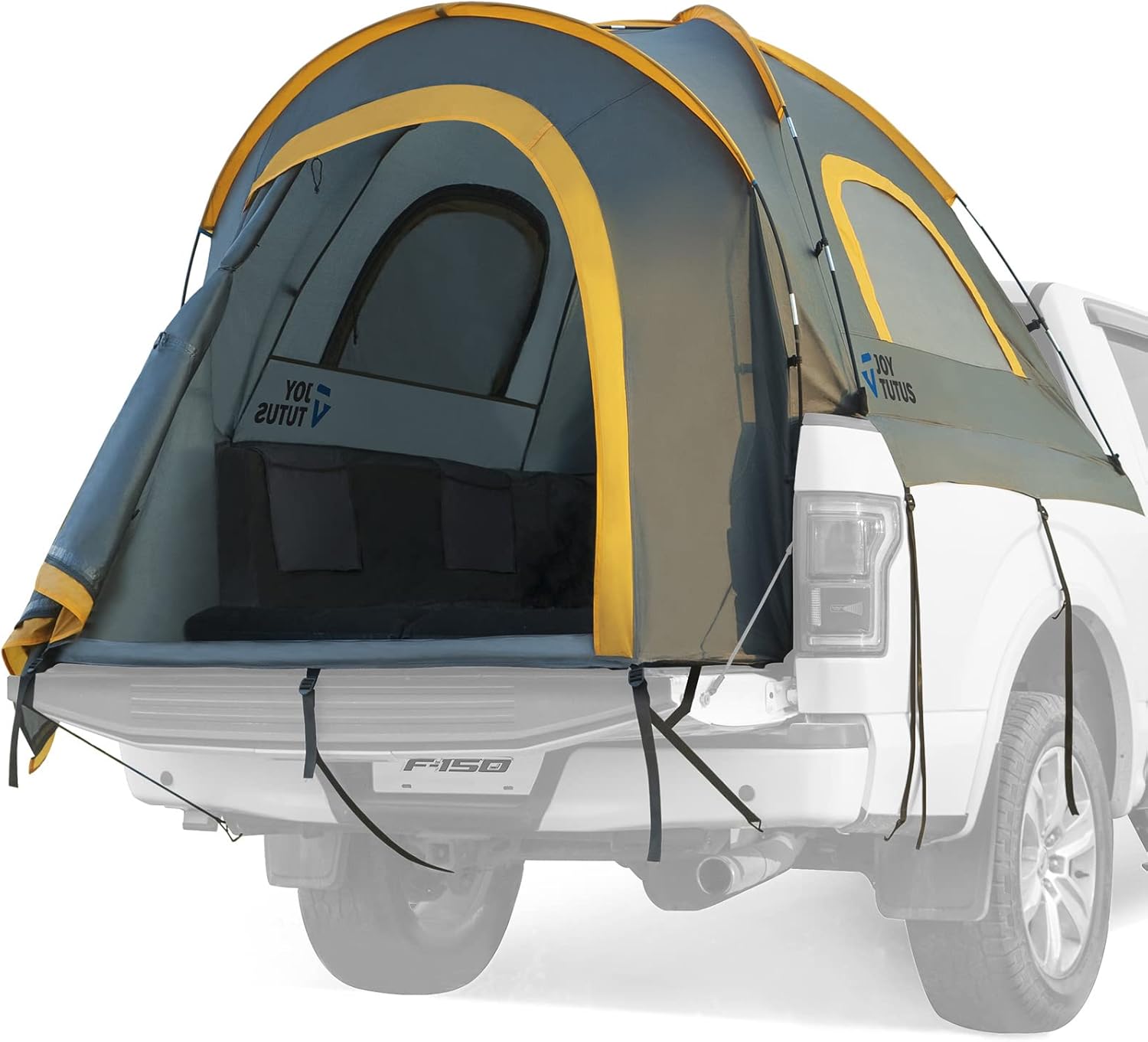 Photo of Kemimoto JOYTUTUS Pickup Truck Tent 2.0, 5.5'-6' Camping Preferred - Orange by Kemimoto - Premium for UTVs / Side by Sides