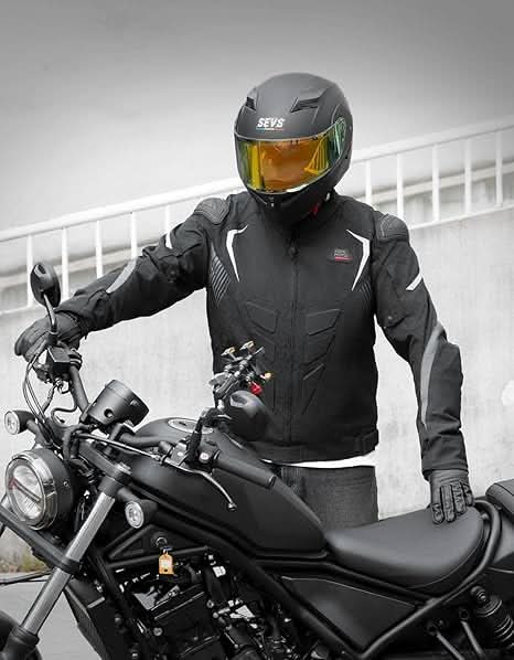 Photo of Motorcycle Jacket Men CE 2 Armored Full Protection Motorbike Riding Jacket by Kemimoto - Premium for UTVs / Side by Sides