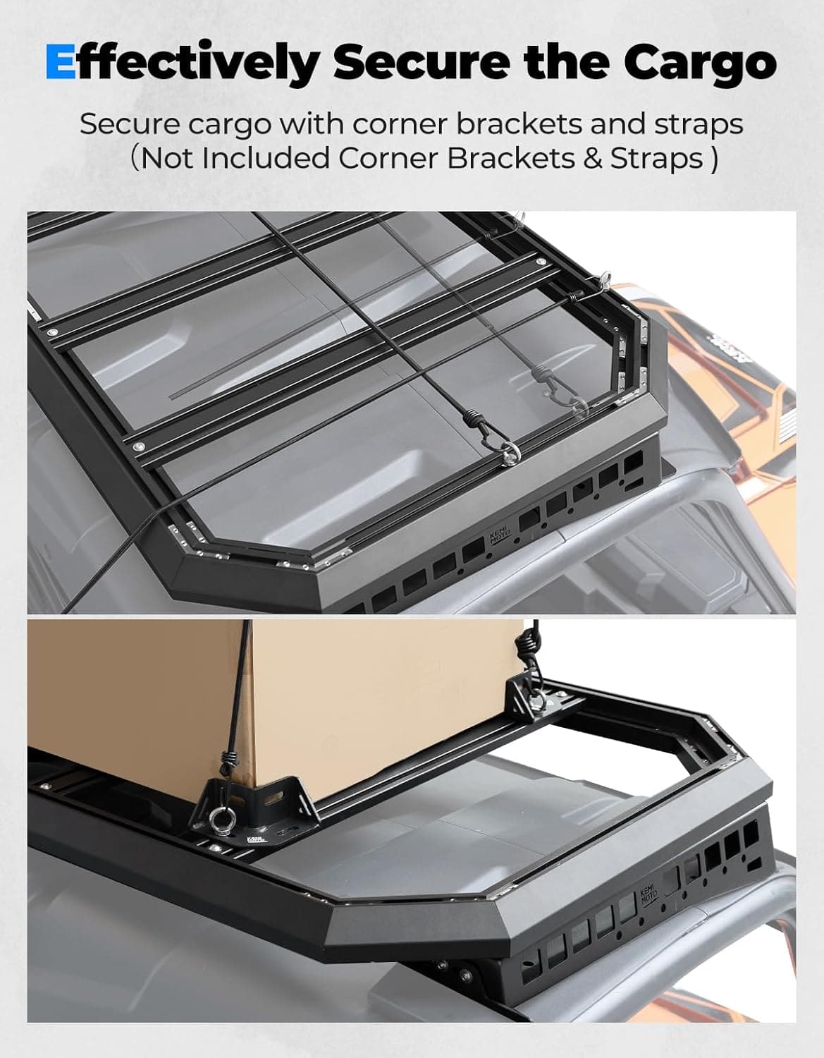 Photo of Roof Rack for Polaris Ranger XP 1000/ Ranger 1000 (2-Seat) by Kemimoto - Premium for UTVs / Side by Sides