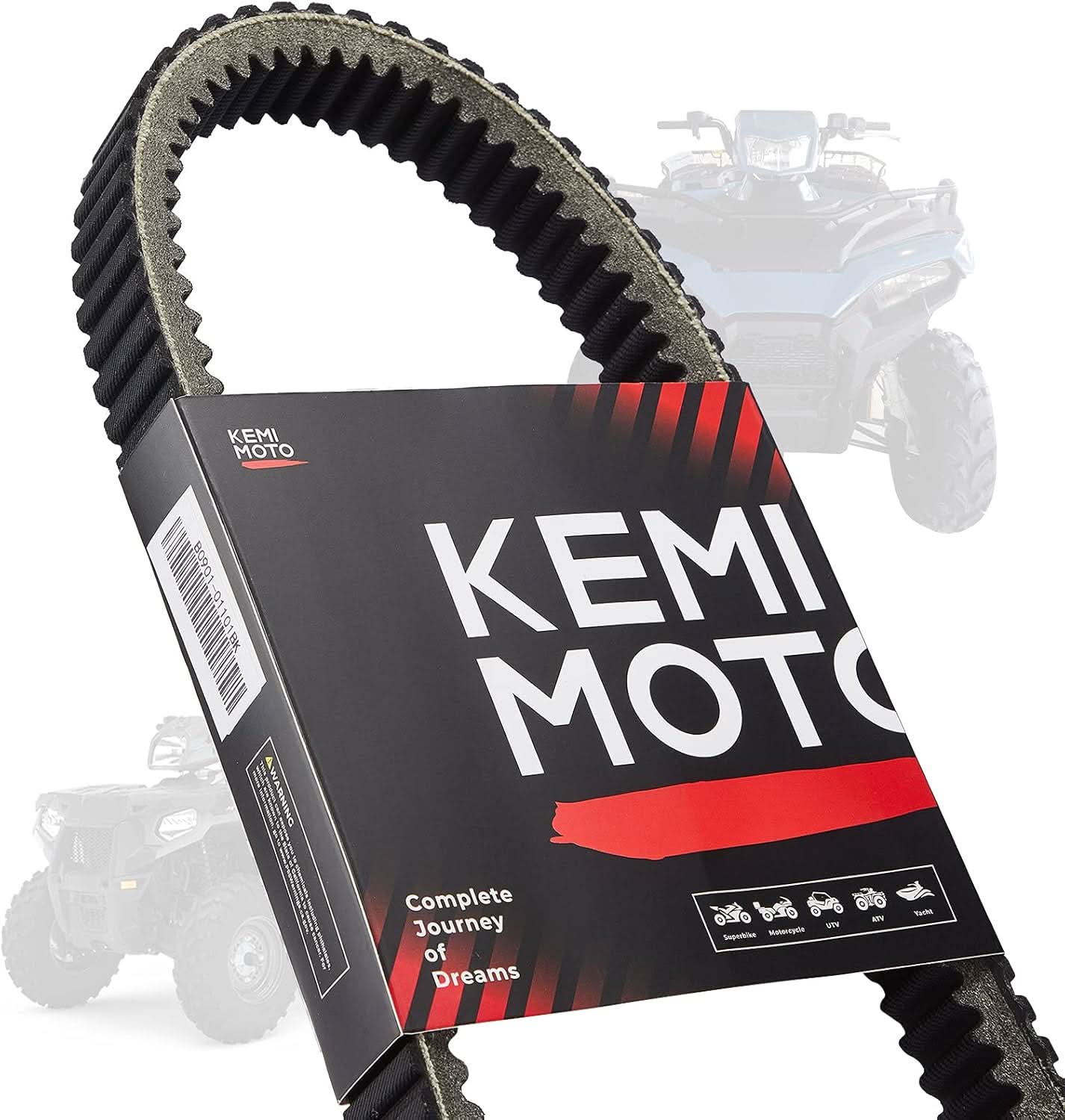 Photo of Kemimoto Heavy Duty Drive Belt for Polaris Sportsman/ RZR/ Ranger by Kemimoto - Premium for UTVs / Side by Sides