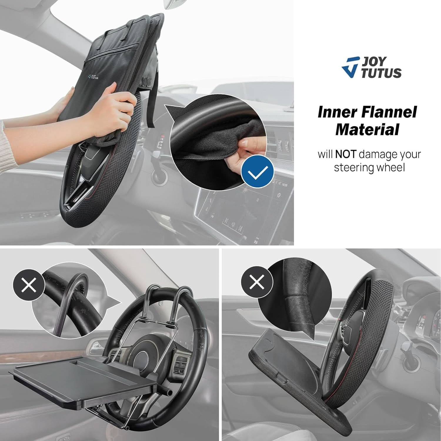 Photo of Kemimoto JOYTUTUS 3 in 1 Steering Wheel Eating Tray, Car Back Seat Laptop Desk by Kemimoto - Premium for UTVs / Side by Sides
