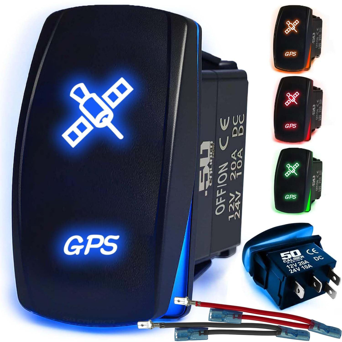 Waterproof Funny Rocker Switch - 12V ON/Off, LED Backlit with Custom Etched Design | R1 Industries
