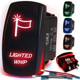 Waterproof Funny Rocker Switch - 12V ON/Off, LED Backlit with Custom Etched Design | R1 Industries
