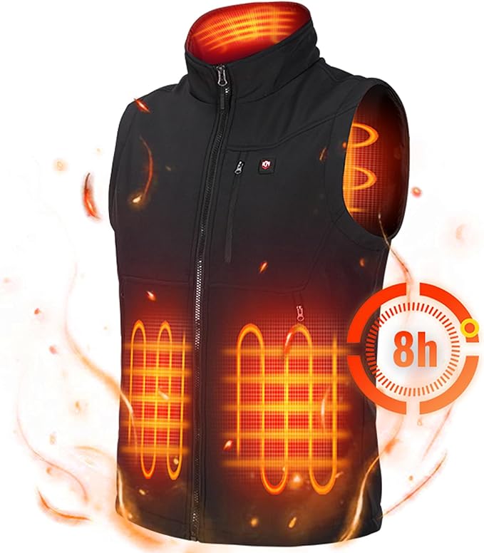 Photo of Men's Heated Vest by APP Temp Control for Skiing Hiking Hunting by Kemimoto - Premium for UTVs / Side by Sides