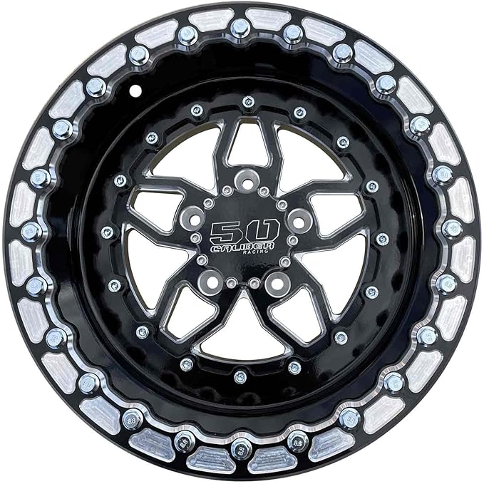 Photo of 501 Billet Aluminum Beadlock Wheel for Polaris Pro R & Turbo R by 50 Caliber Racing - Premium Wheels for UTVs / Side by Sides