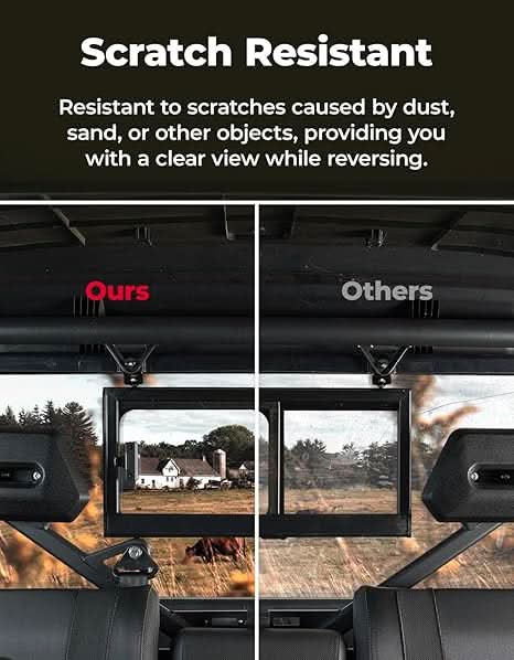 Photo of UTV Sliding Glass Rear Window For CFMOTO UFORCE 1000/1000 XL 2019-2025 by Kemimoto - Premium for UTVs / Side by Sides