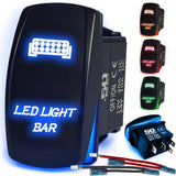 Waterproof Funny Rocker Switch - 12V ON/Off, LED Backlit with Custom Etched Design | R1 Industries