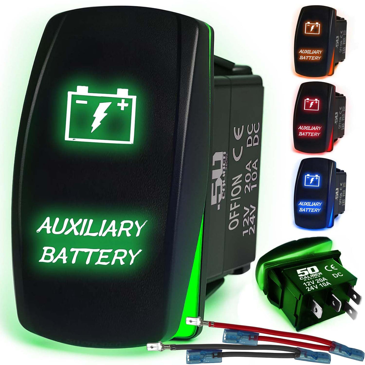 Waterproof Funny Rocker Switch - 12V ON/Off, LED Backlit with Custom Etched Design | R1 Industries