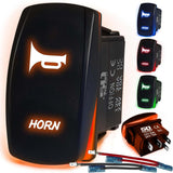 Waterproof Funny Rocker Switch - 12V ON/Off, LED Backlit with Custom Etched Design | R1 Industries