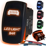 Waterproof Funny Rocker Switch - 12V ON/Off, LED Backlit with Custom Etched Design | R1 Industries