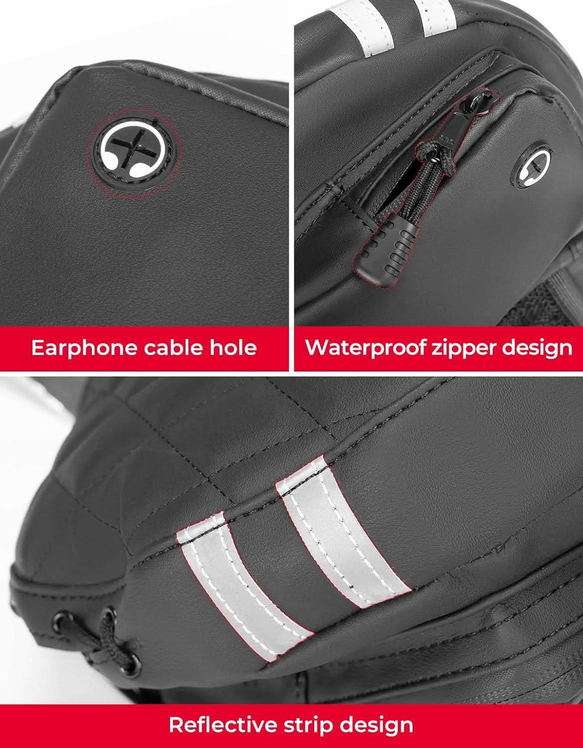 Photo of Motorcycle Backrest Bag Organizer Kit for Touring Softail by Kemimoto - Premium for UTVs / Side by Sides