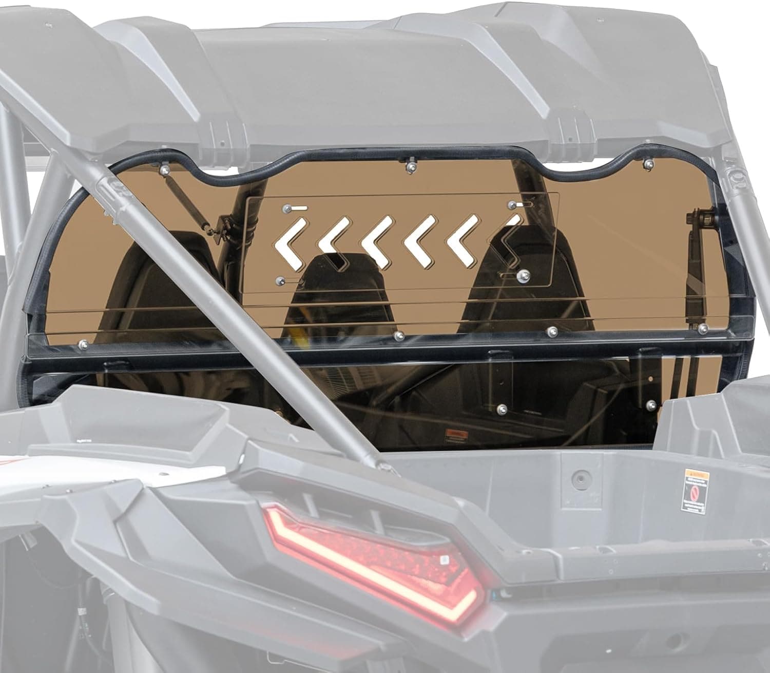 Photo of Tinted Rear Windshield for Polaris RZR XP 1000 2024-2025 by Kemimoto - Premium for UTVs / Side by Sides