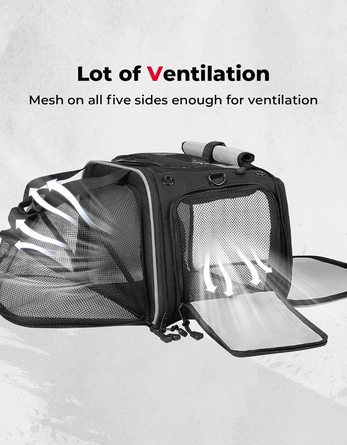 Photo of Pet Carrier for Motorcycle by Kemimoto - Premium for UTVs / Side by Sides
