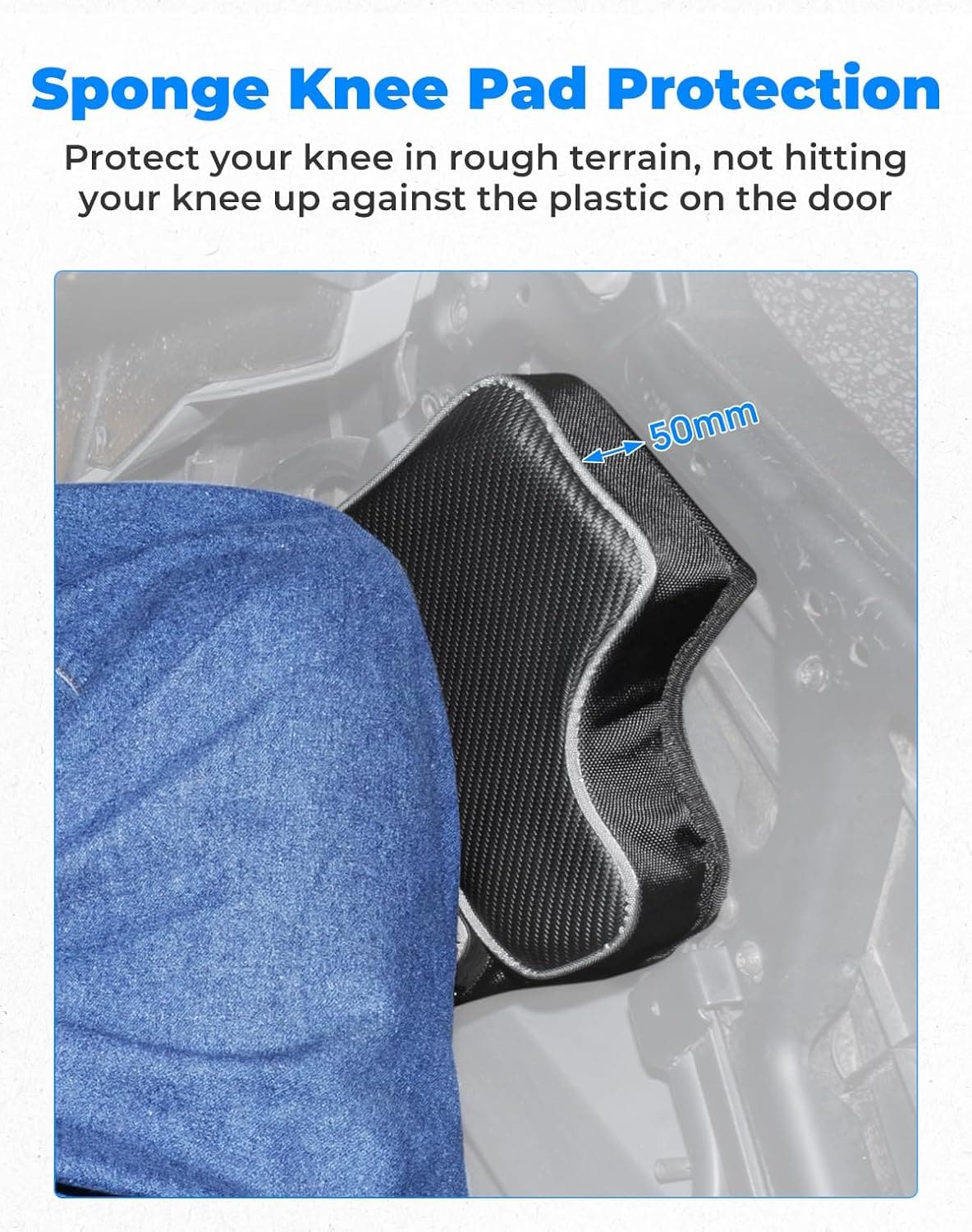 Photo of Kemimoto Front Lower Door Bags with Knee for Polaris General 1000/4 2016-2024, 2PCS by Kemimoto - Premium for UTVs / Side by Sides