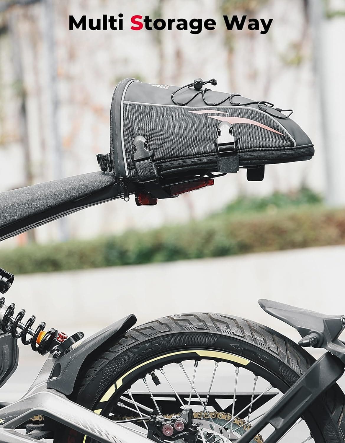 Photo of Motorcycle Rear Rack for Talaria X3 by Kemimoto - Premium for UTVs / Side by Sides