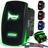 Waterproof Funny Rocker Switch - 12V ON/Off, LED Backlit with Custom Etched Design | R1 Industries