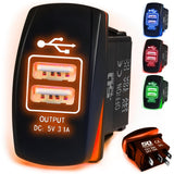 Waterproof Funny Rocker Switch - 12V ON/Off, LED Backlit with Custom Etched Design | R1 Industries