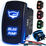 Waterproof Funny Rocker Switch - 12V ON/Off, LED Backlit with Custom Etched Design | R1 Industries