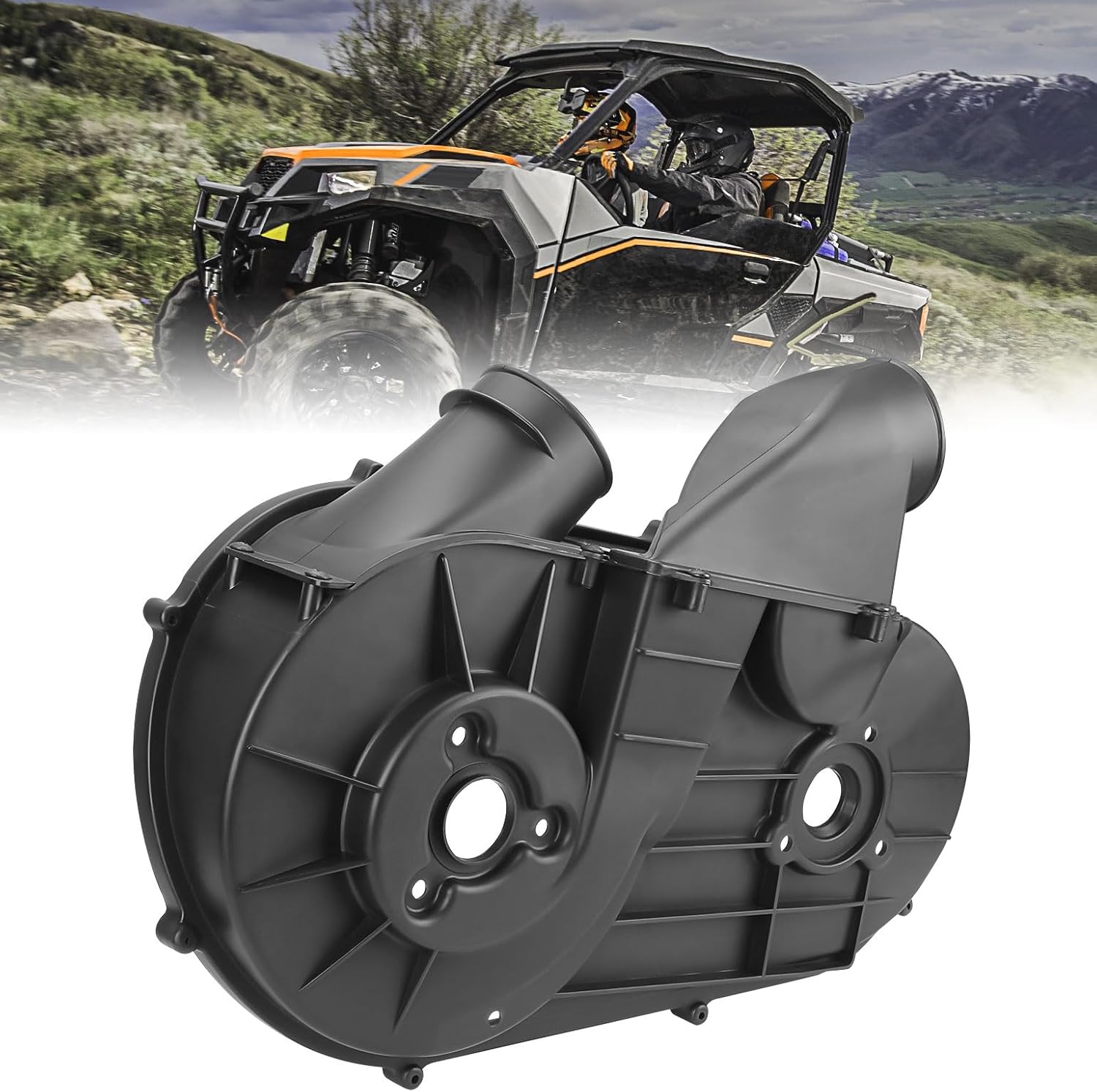 Photo of Kemimoto Inner Clutch Cover Belt Box for Polaris RZR XP 1000/Ranger Crew XP 1000 900/General by Kemimoto - Premium for UTVs / Side by Sides