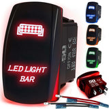 Waterproof Funny Rocker Switch - 12V ON/Off, LED Backlit with Custom Etched Design | R1 Industries