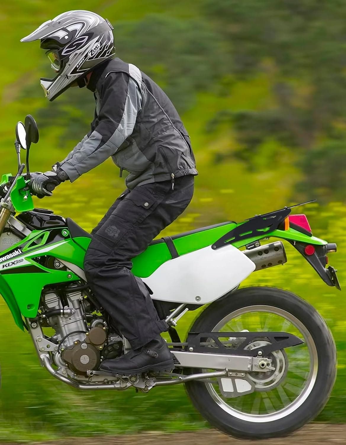Photo of Rear Rack for KLX250S, KLX300 2009-2024, KLX300SM 2022 2023 by Kemimoto - Premium for UTVs / Side by Sides