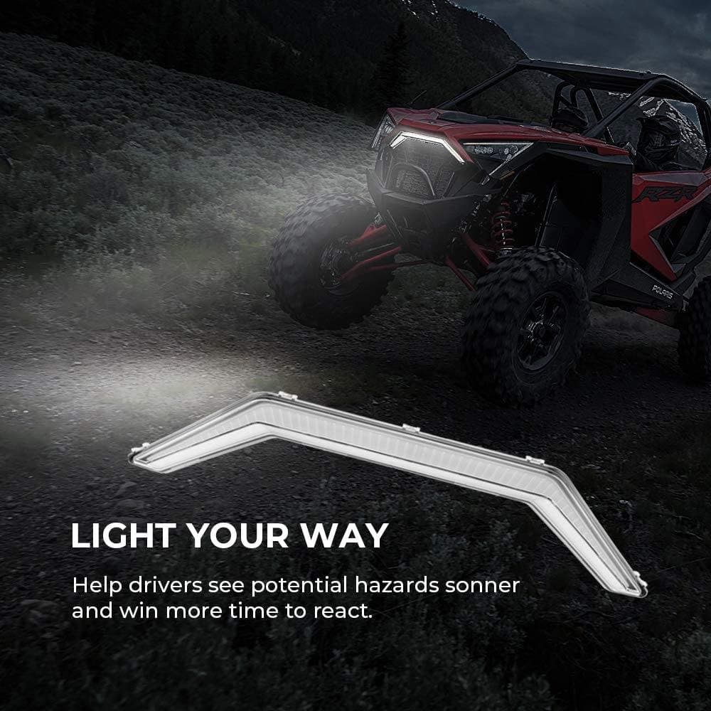 Photo of UTV Front Accent Light for Polaris RZR PRO XP/R/Turbo R 2020-2024 by Kemimoto - Premium for UTVs / Side by Sides