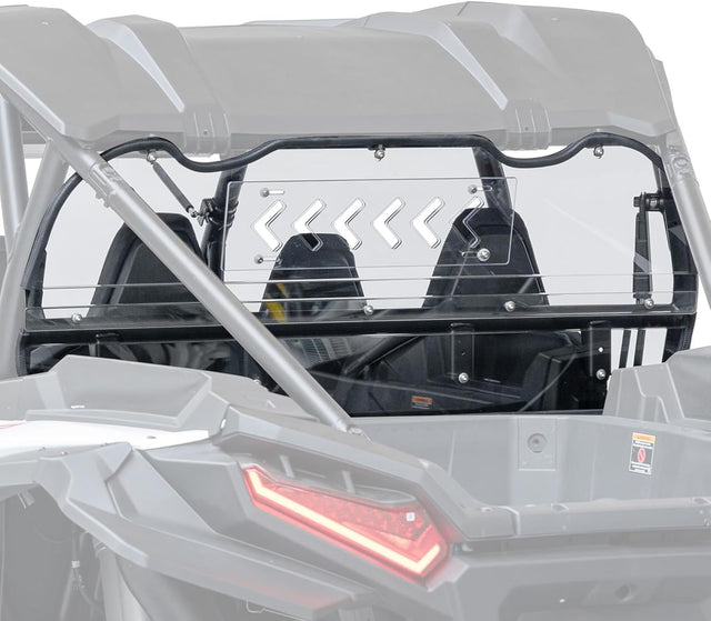 Photo of Vented Clear Rear Windshield for Polaris RZR XP 1000 2024-2025 by Kemimoto - Premium for UTVs / Side by Sides