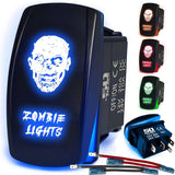 Waterproof Funny Rocker Switch - 12V ON/Off, LED Backlit with Custom Etched Design | R1 Industries
