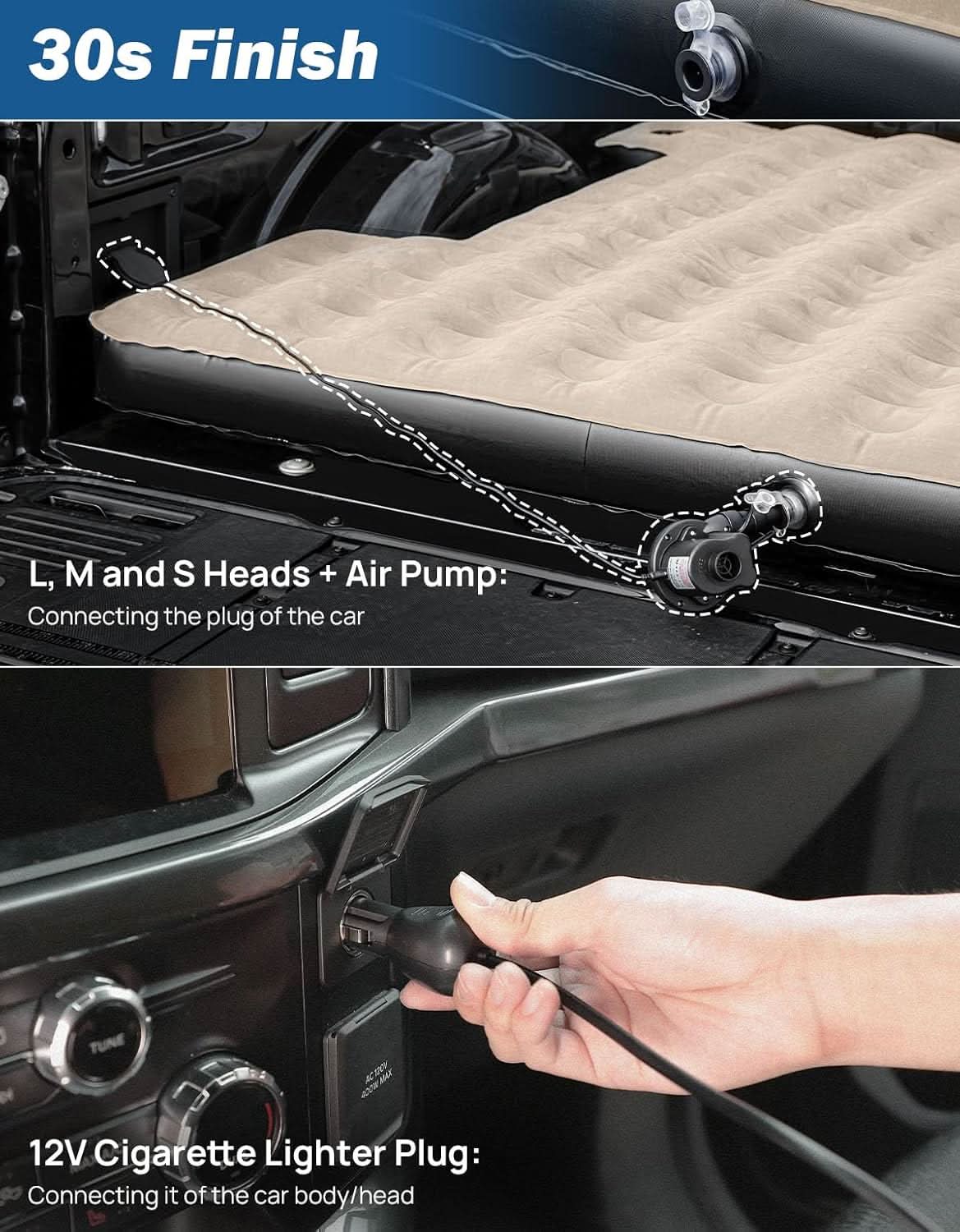 Photo of Kemimoto JOYTUTUS Truck Bed Air Mattress for 6-6.5Ft by Kemimoto - Premium for UTVs / Side by Sides