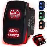 Waterproof Funny Rocker Switch - 12V ON/Off, LED Backlit with Custom Etched Design | R1 Industries