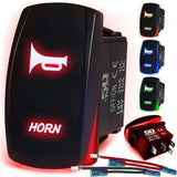 Waterproof Funny Rocker Switch - 12V ON/Off, LED Backlit with Custom Etched Design | R1 Industries