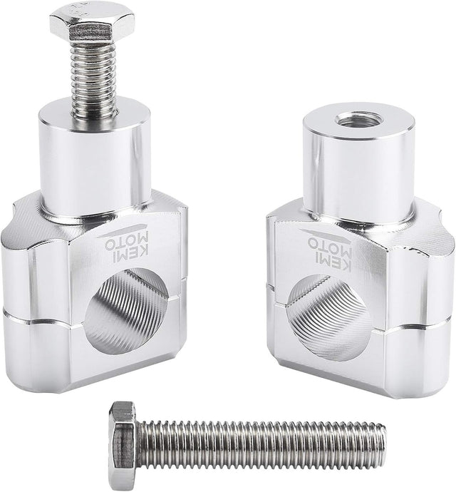 Photo of 1 Inch Motorcycle Handlebar Risers, Aluminum Alloy Motorcycle Risers by Kemimoto - Premium for UTVs / Side by Sides
