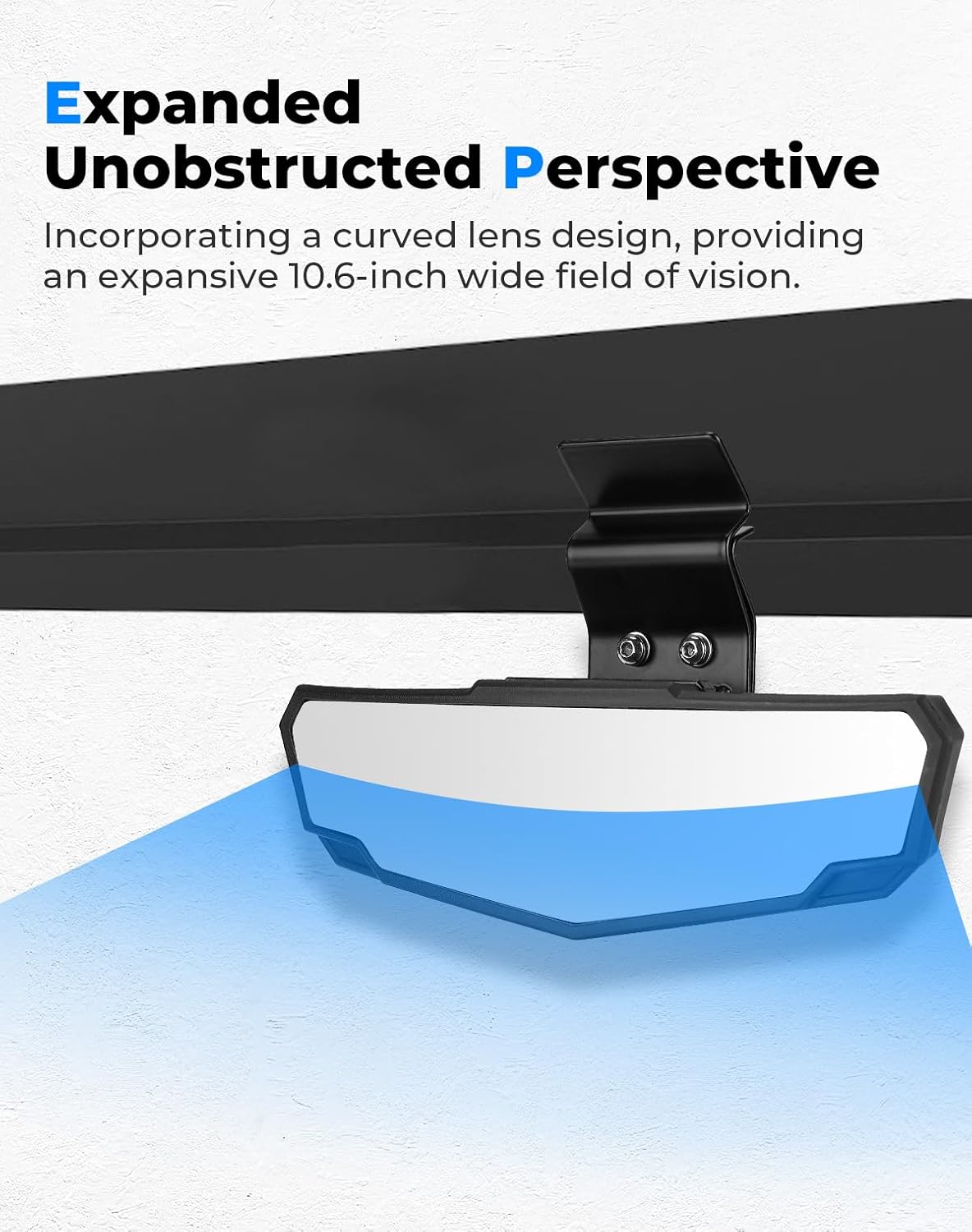 Photo of UTV Rear View Mirror for Polaris Ranger/ Can-Am Defender by Kemimoto - Premium for UTVs / Side by Sides
