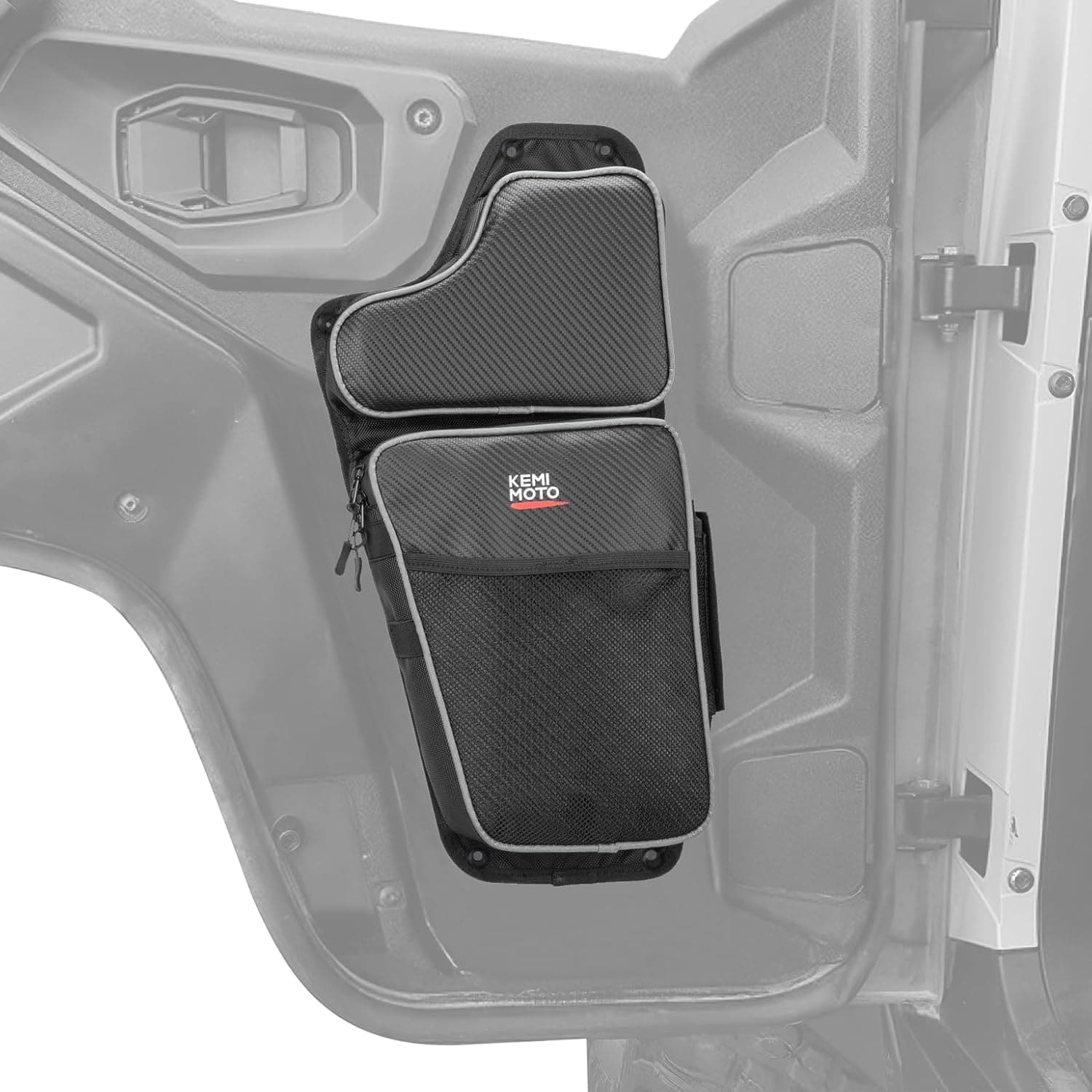 Photo of Kemimoto Front Lower Door Bags with Knee for Polaris General 1000/4 2016-2024, 2PCS by Kemimoto - Premium for UTVs / Side by Sides