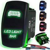 Waterproof Funny Rocker Switch - 12V ON/Off, LED Backlit with Custom Etched Design | R1 Industries