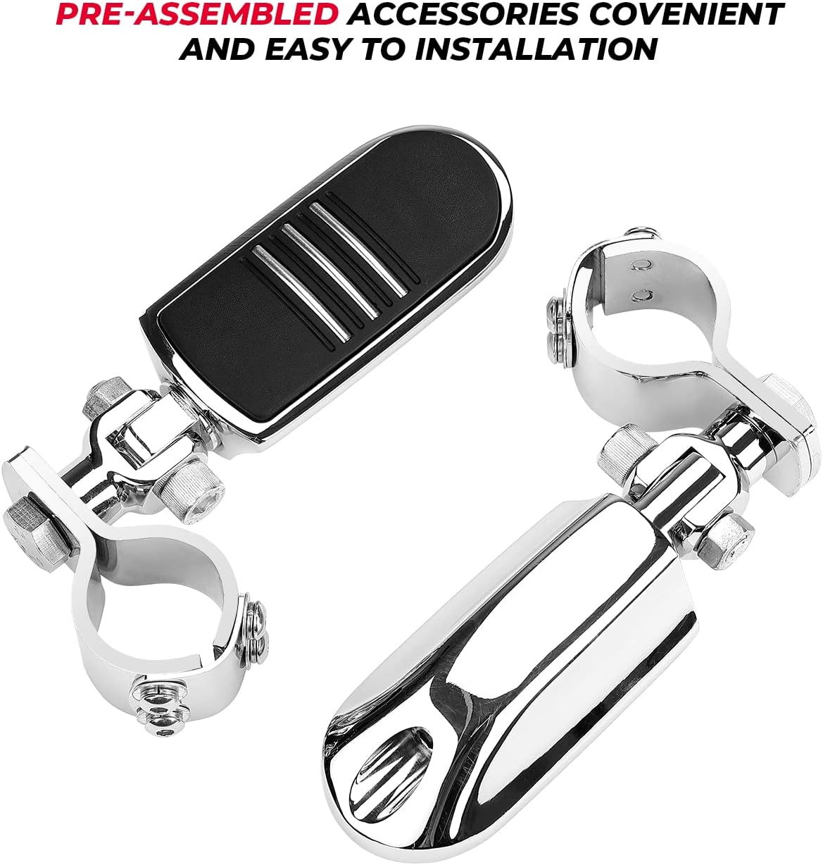 Photo of Motorcycle Foot Pegs for Touring Model by Kemimoto - Premium for UTVs / Side by Sides