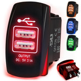 Waterproof Funny Rocker Switch - 12V ON/Off, LED Backlit with Custom Etched Design | R1 Industries