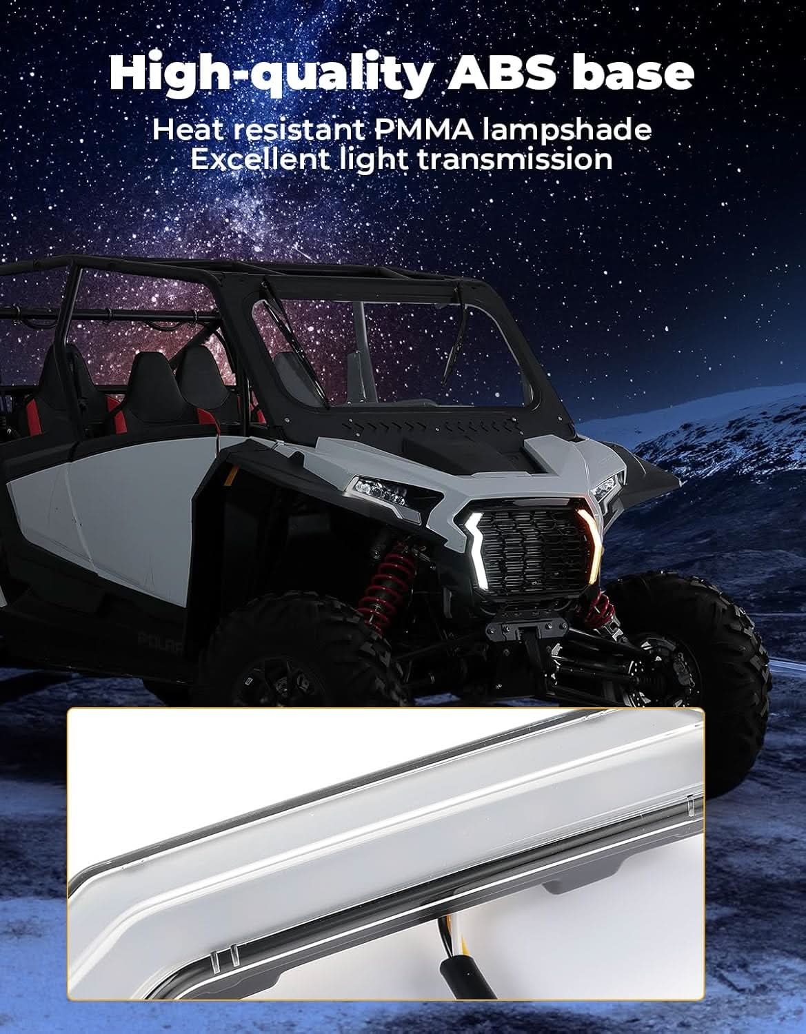 Photo of Running lights Accent Lights for 2024+ Polaris RZR XP 1000/4 1000 by Kemimoto - Premium for UTVs / Side by Sides