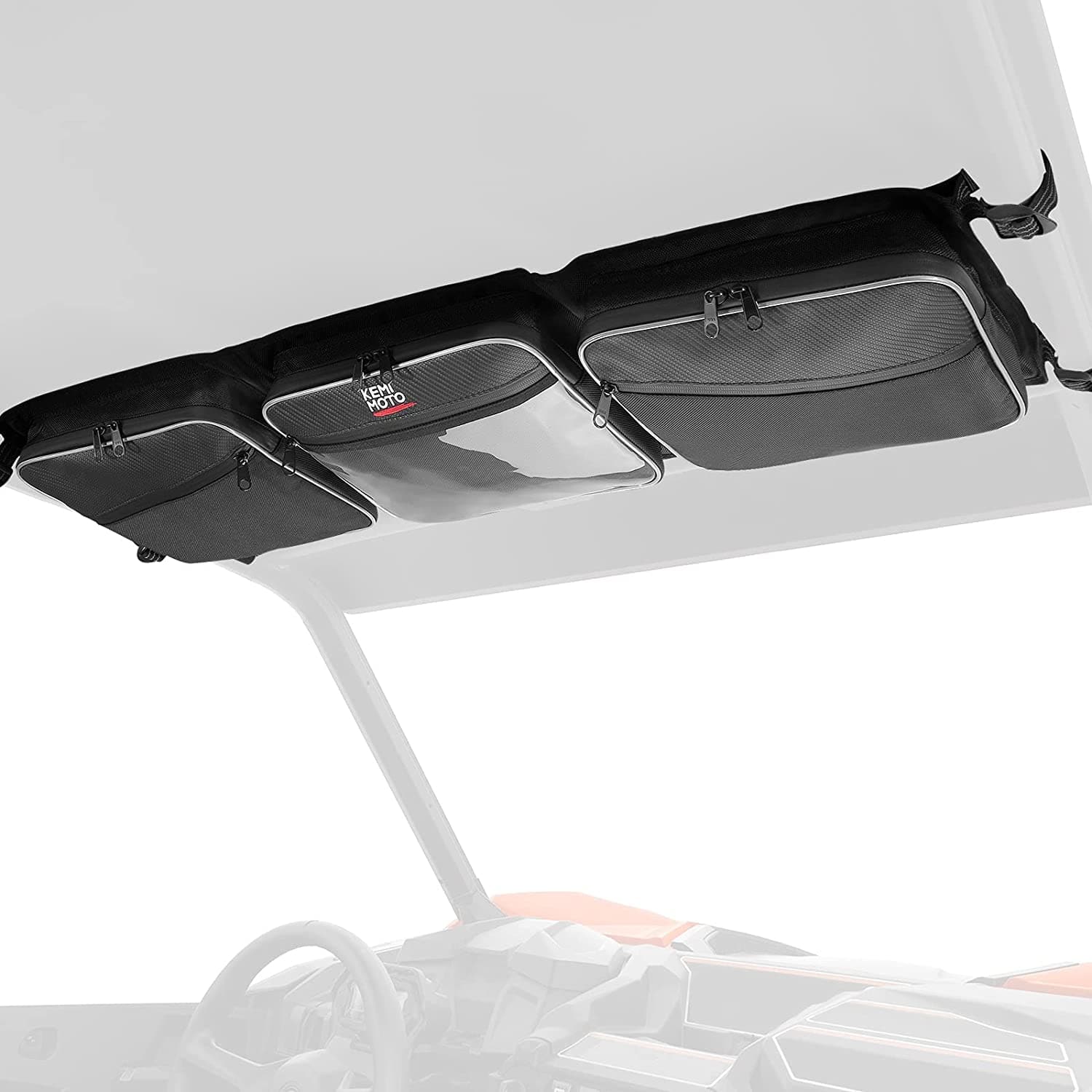 Photo of Overhead Storage Roof Bag for Can-Am Maverick Trail & Sport, Commander by Kemimoto - Premium for UTVs / Side by Sides
