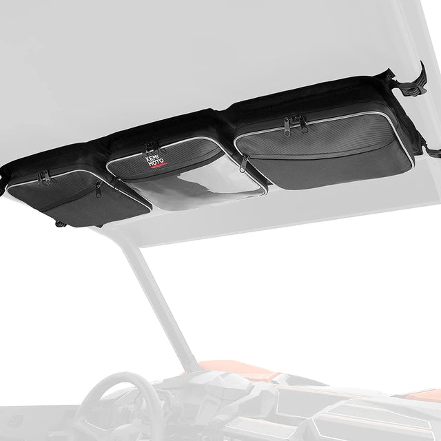Photo of Overhead Storage Roof Bag for Can-Am Maverick Trail & Sport, Commander by Kemimoto - Premium for UTVs / Side by Sides