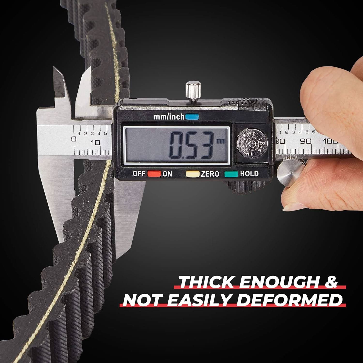 Photo of Kemimoto Heavy-Duty Carbon Drive Belt for Polaris Sportsman 400/500, Ranger XP 875cc, Scrambler by Kemimoto - Premium for UTVs / Side by Sides