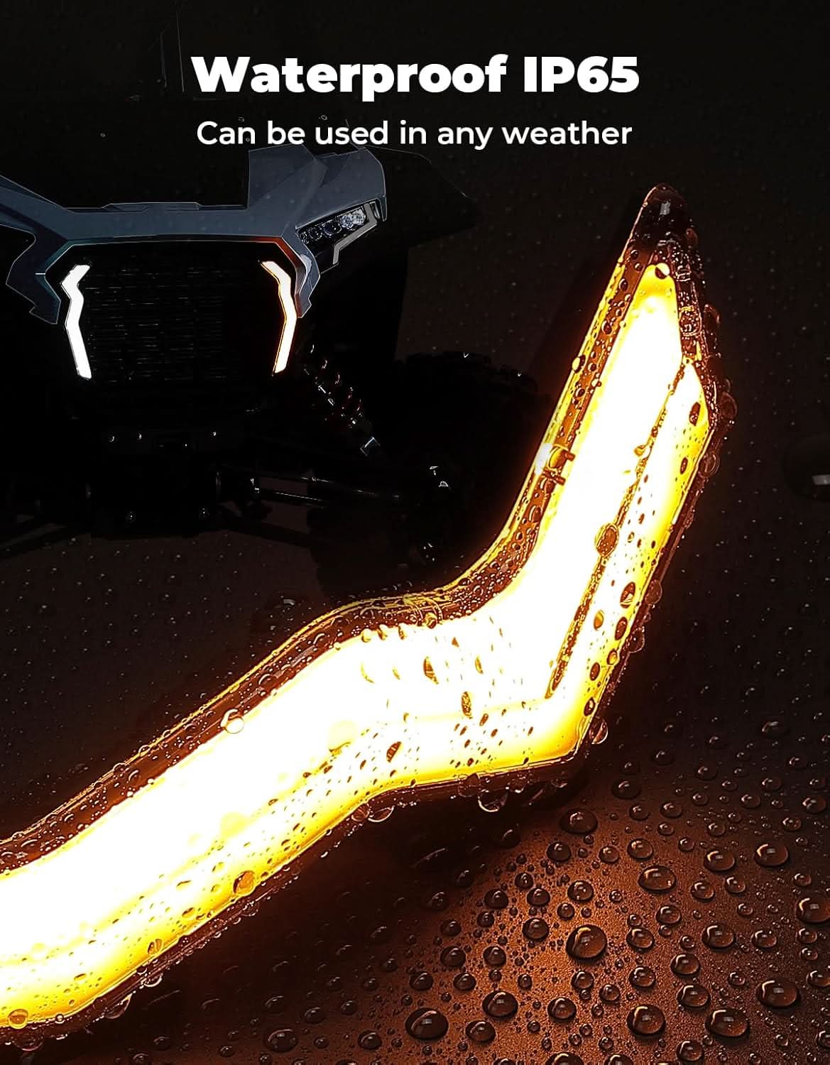 Photo of Running lights Accent Lights for 2024+ Polaris RZR XP 1000/4 1000 by Kemimoto - Premium for UTVs / Side by Sides